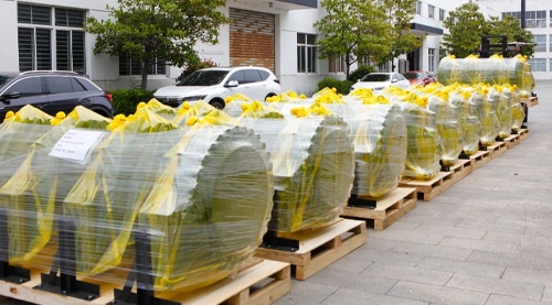 Domestic and foreign orders are shipped normally